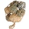 Cream Dried Plant Natural Foliage with Fishnet Bag